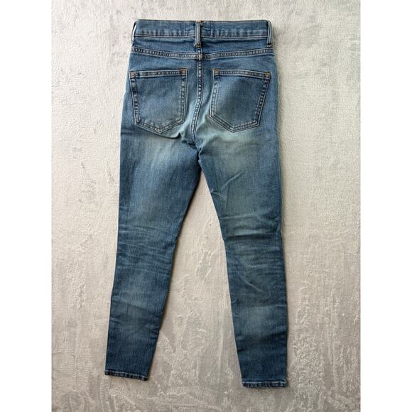 Everlane High-Rise Ankle Jeans – Medium Wash – Size 25 Regular - Picture 2 of 7